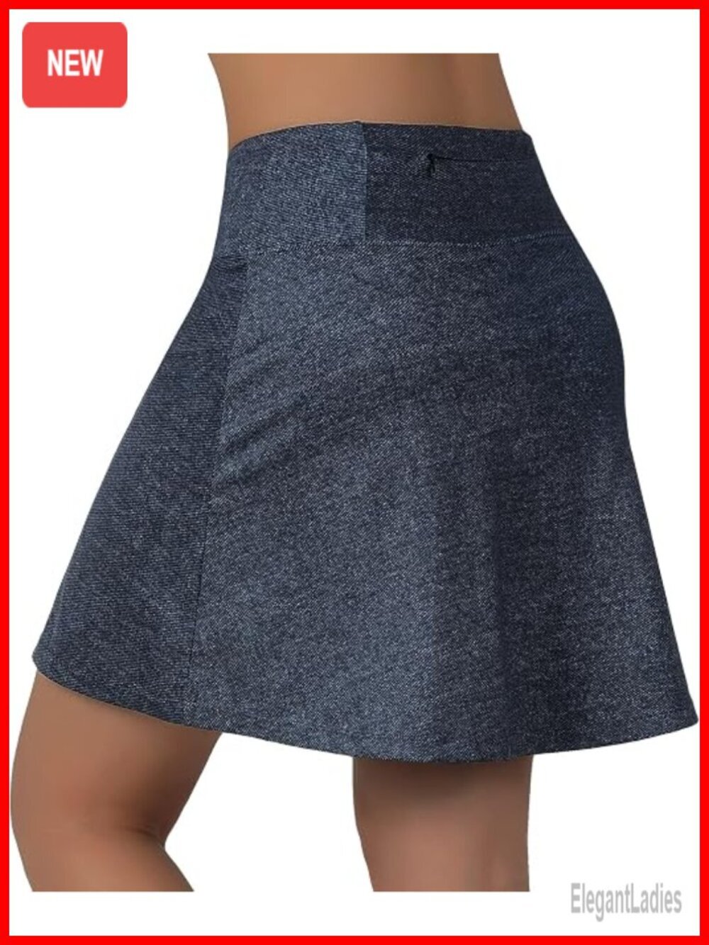 Women's Running Tennis Golf Skort with Pockets 2-in-1 High Waist